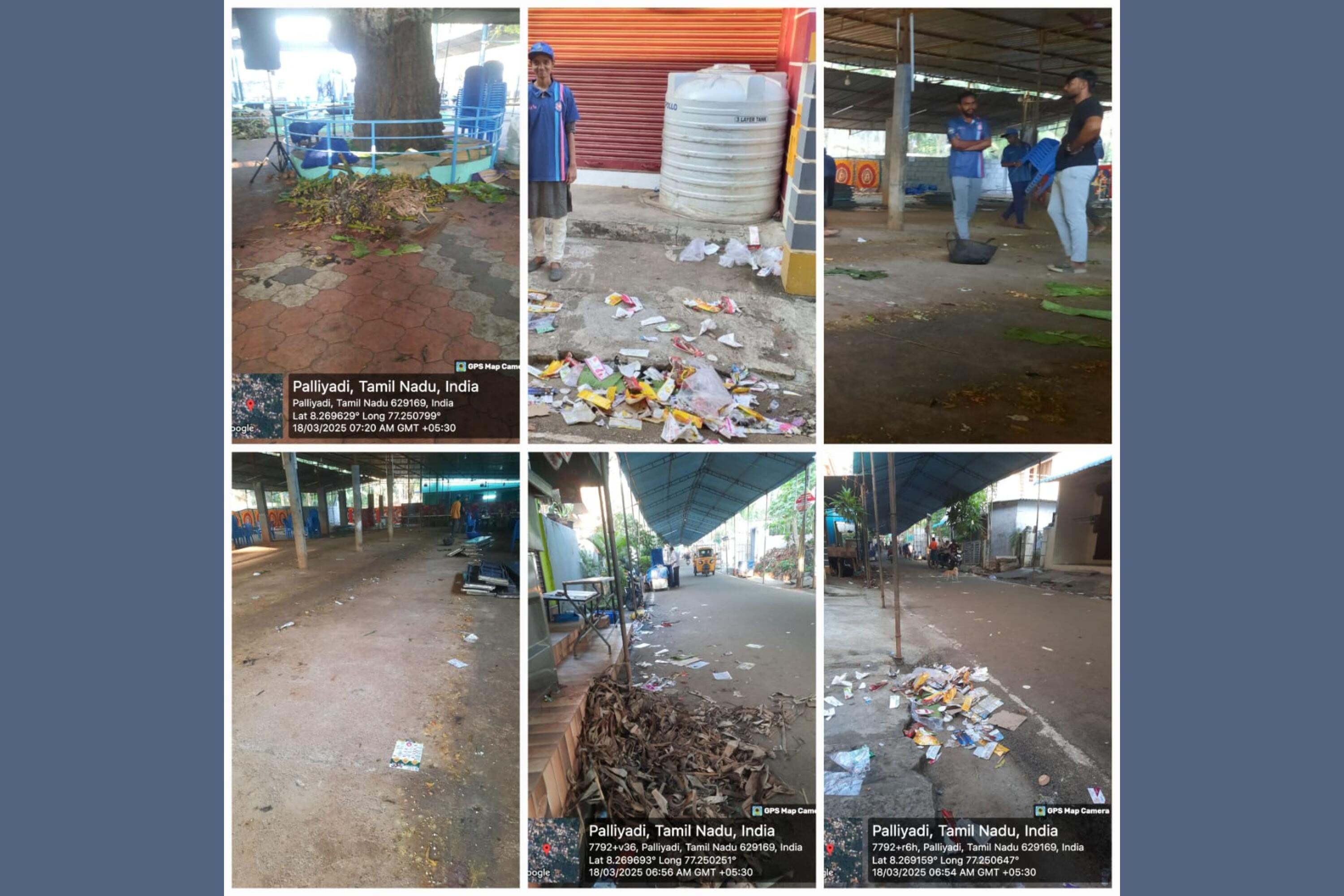 NSS Volunteer Cleaning Work