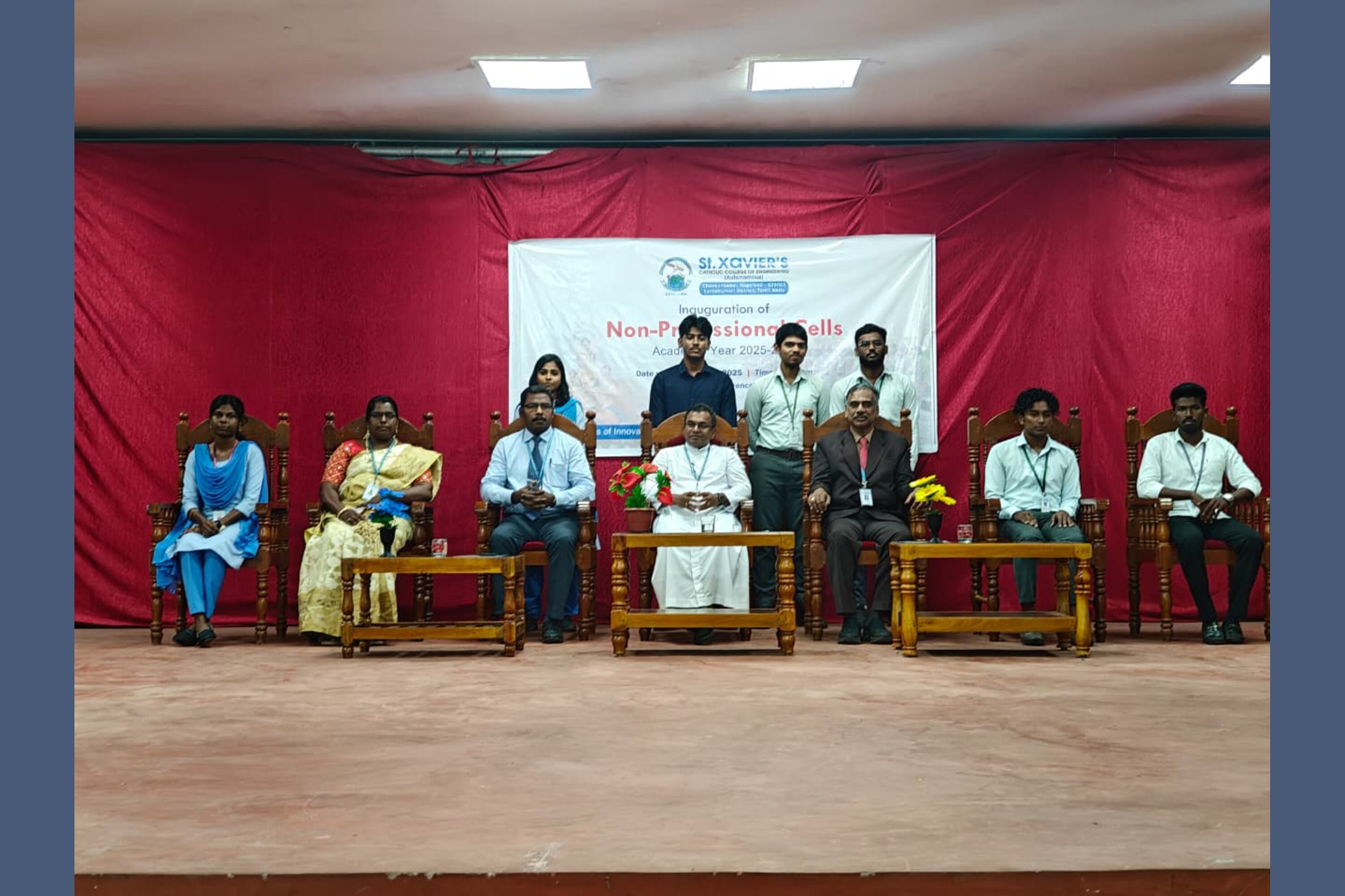 Non �Professional Cells Inauguration for the academic year (2025 -2026)