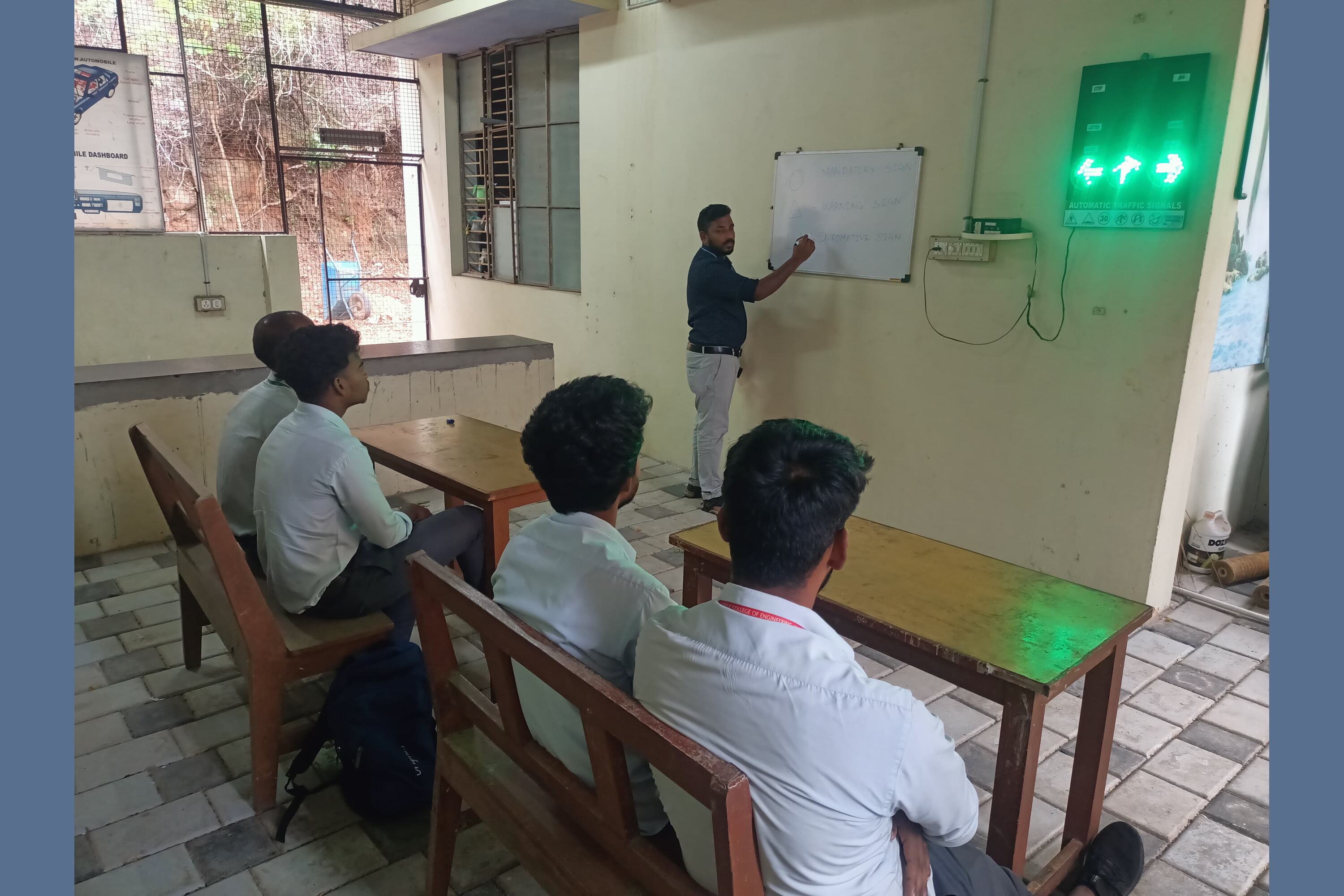 Driving lesson given by Driving instructors