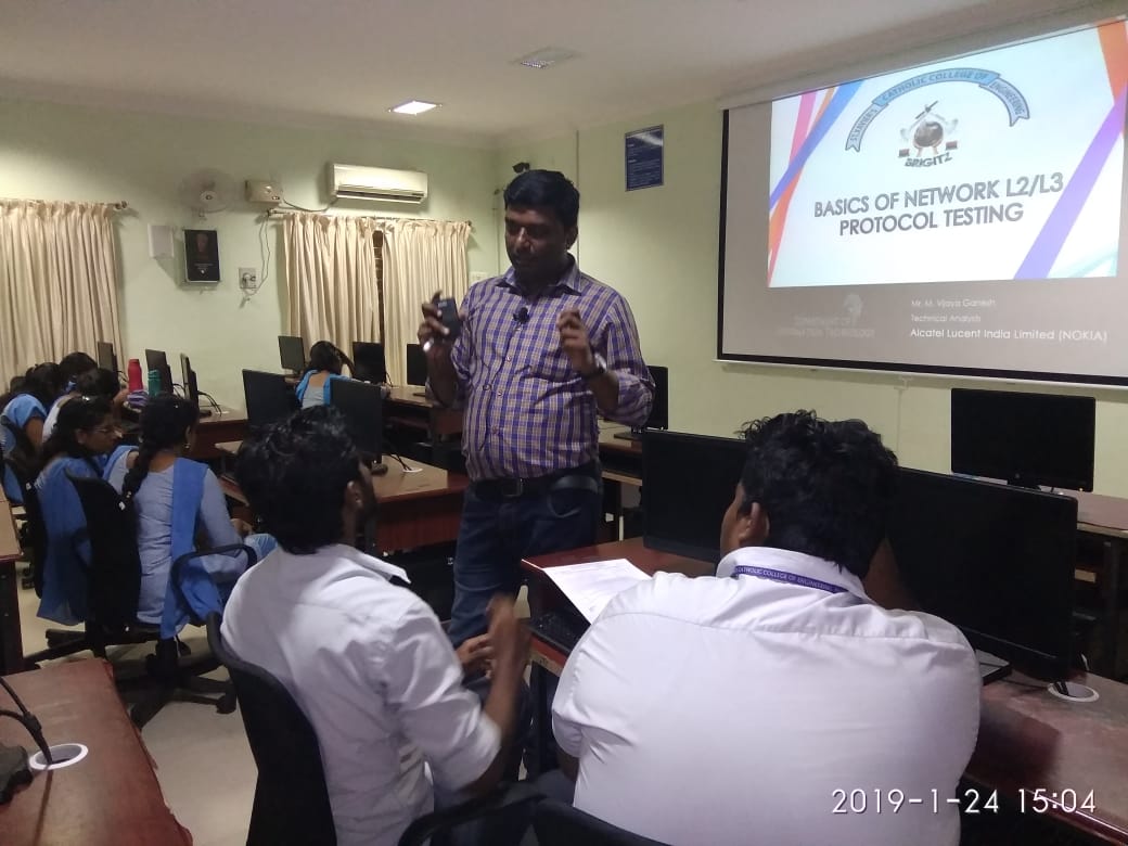 Basic of Network L2/L3 Protocol Testing - Mr.Vijaya Ganesh, Alcatel- Lucent.Chennai - 24 January 2019