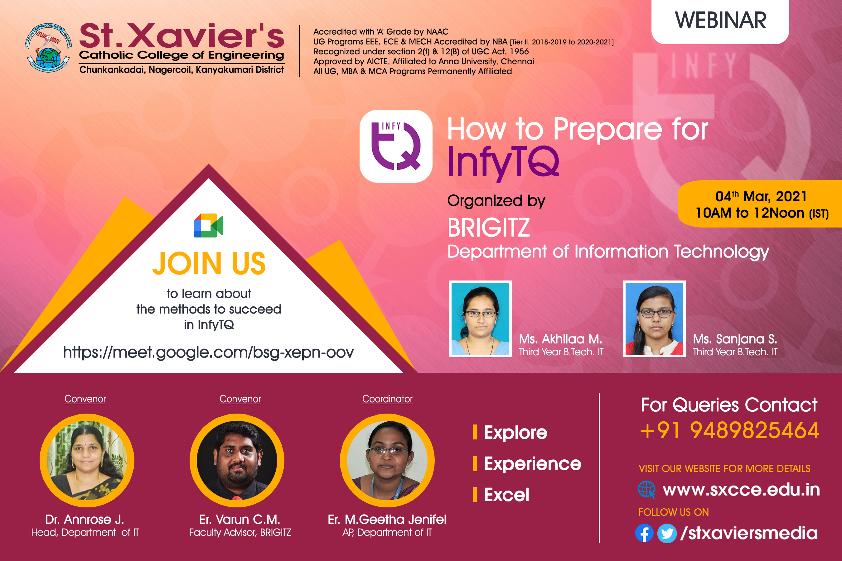 Webinar - How to prepare for INFYTQ? - 4 March 2021